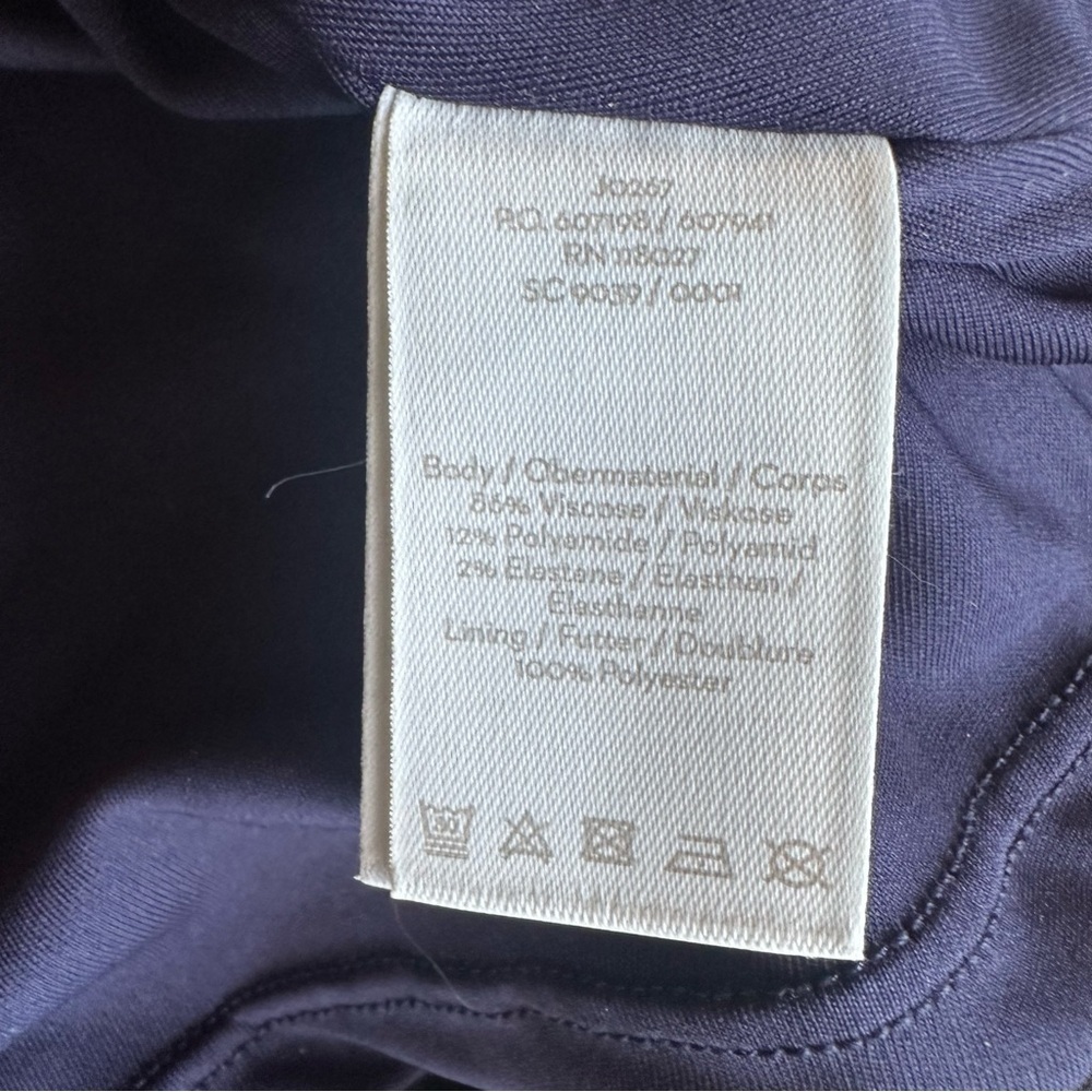 Boden Alexis Jersey Flutter Sleeve Dress 12L - Picture 12 of 14